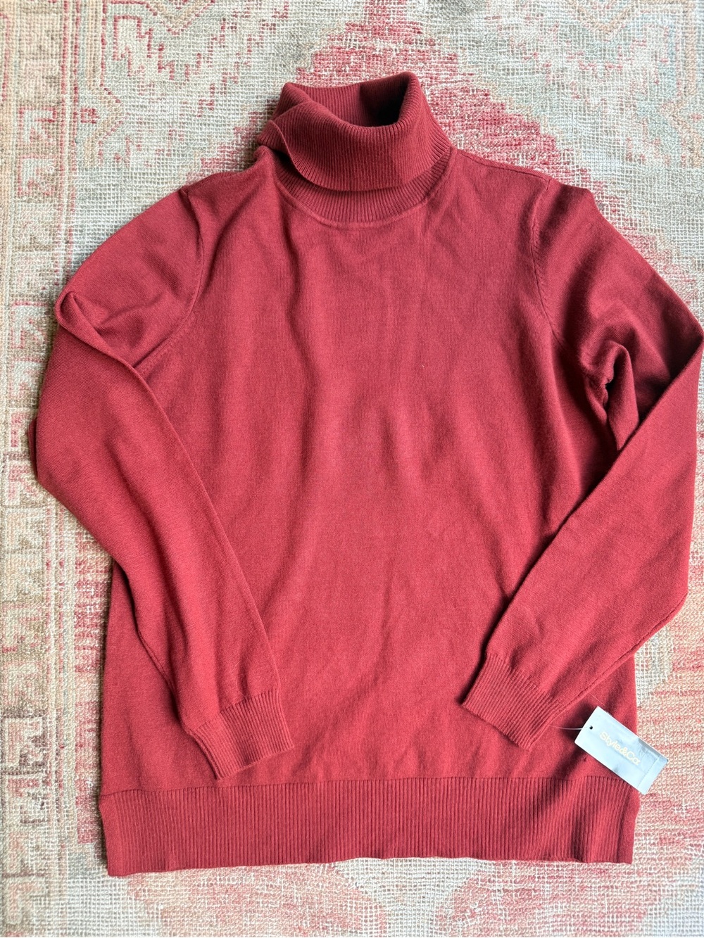 Style & Co. Women's Cowl Neck Sweater in Rose